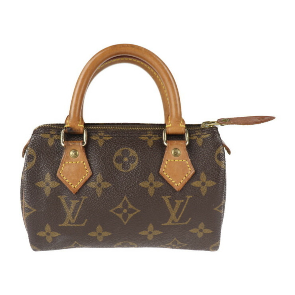 Louis Vuitton Mini Speedy Handbag Brown